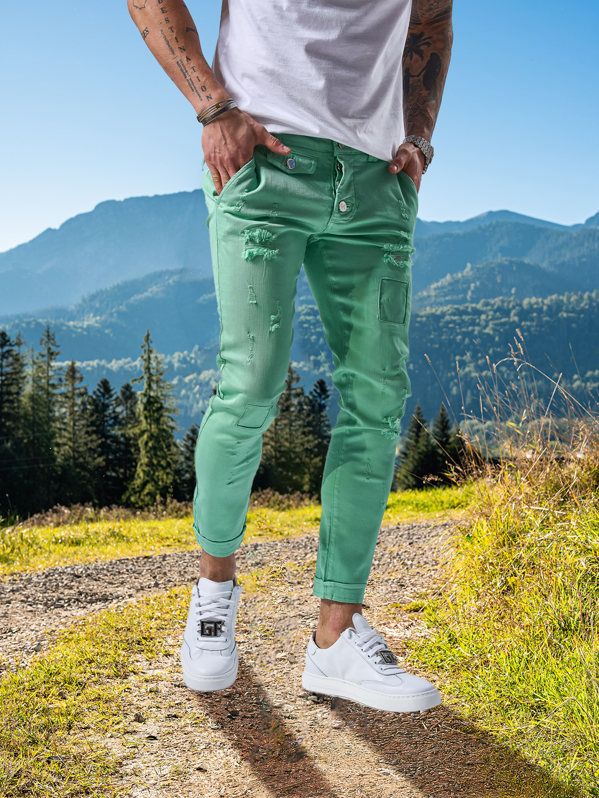 JEANS DERVISH DRIVE MINT EDR